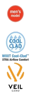 Men's Model, WIXIT Cool-Clad, VEIL Camo